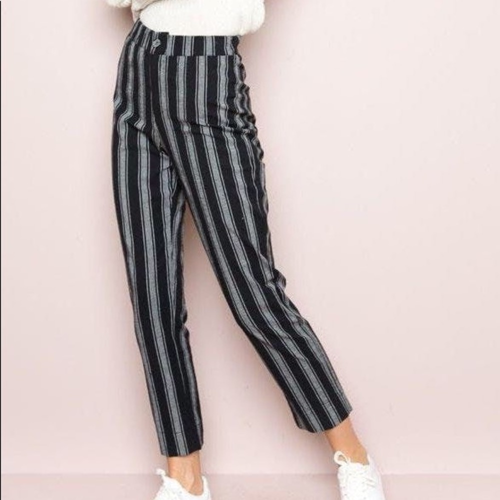 brandy melville pinstripe pants